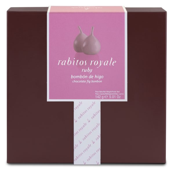Rabitos Royale Ruby Chocolate Bonbon with Dried Fig (8UN) 142g