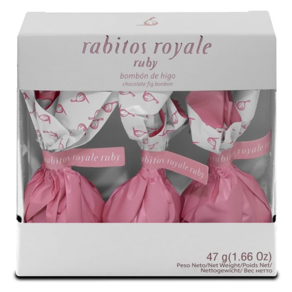 Rabitos Royale Ruby Chocolate Bonbon with Dried Fig (3UN) 47g