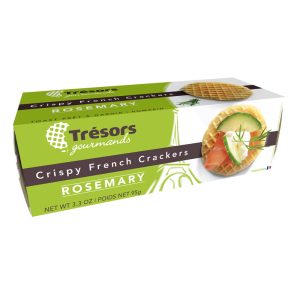 Tresors Gourmands Rosemary Wafer Crackers 95g