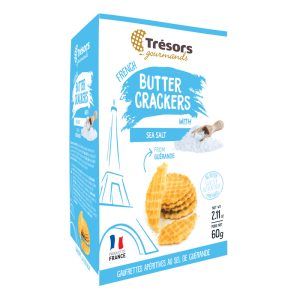 Crackers Manteiga com Sal Marinho Tresors Gourmands 60g
