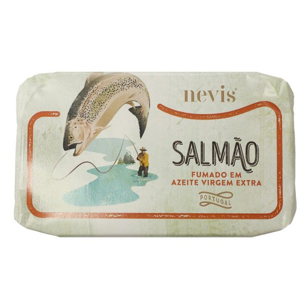 Nevis Smoked Salmon in Extra Virgin Olive Oil   90g