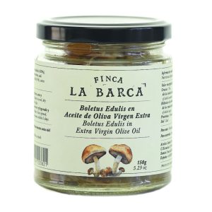 Cogumelos Boletus Edulis em Azeite Virgem Extra Finca La Barca 230g