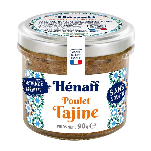 Spread de Frango Tajine Hénaff 90g