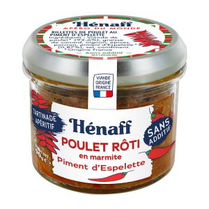 Spread de Frango Asado com Pimenta de Espelette Hénaff 90g