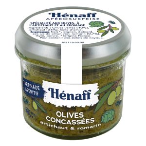 Spread de Azeitonas Alcachofra e Alecrim Hénaff 90g