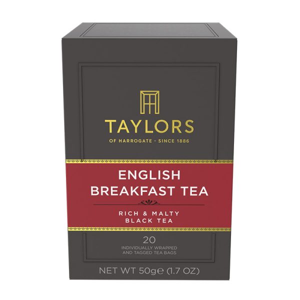 Taylors of Harrogate English Breakfast  20 Tea Bags  50g