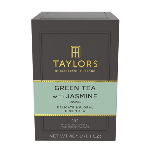 Taylors of Harrogate Green Tea with Jasmine 20 Tea Bags 40g