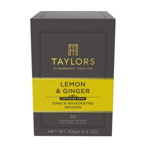 Taylors of Harrogate Lemon & Ginger Infusion 20 Tea Bags 50g