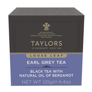 Taylors of Harrogate Earl Grey Leaf Tea Carton 125g
