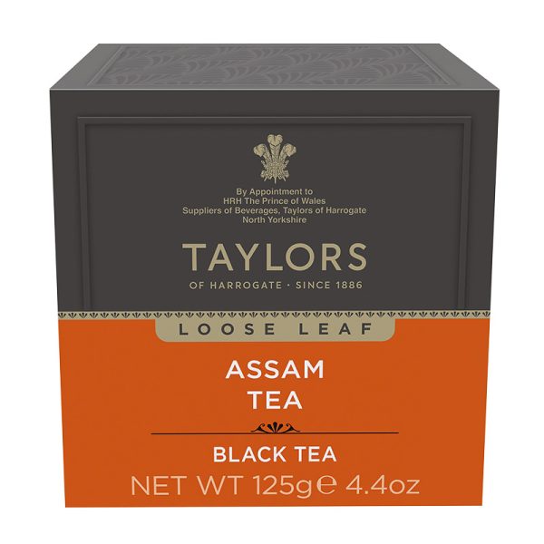 Taylors of Harrogate Pure Assam Leaf Tea Carton 125g