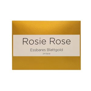 Rosie Rose Edible Gold Leaf Sheets 24 Karat (5x5cm) 5un