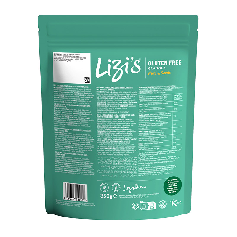 Lizis Gluten Free Granola 350g - Image 2