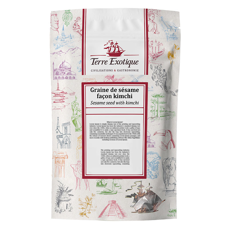 Terre Exotique Kimchi-style Sesame Seeds 500g - Image 2