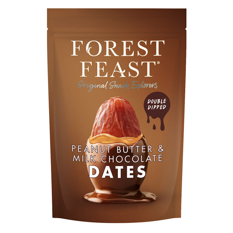 Forest Feast Peanut Butter & Milk Chocolate Dates 140g