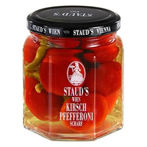 Stauds Sweet and Sour Pickled Cherry Peppers 190g