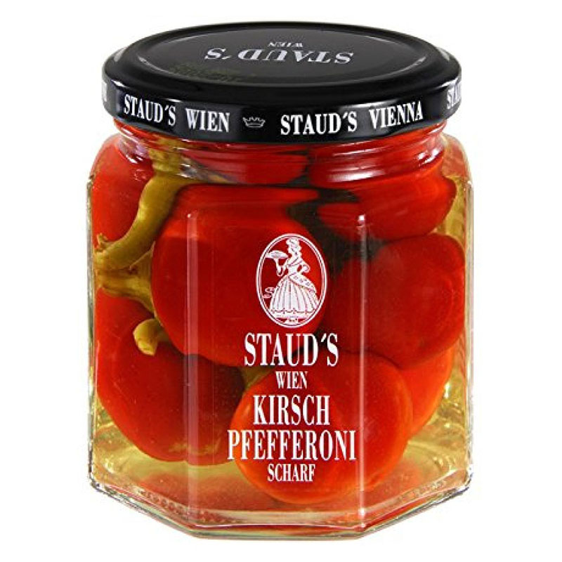 Stauds Sweet and Sour Pickled Cherry Peppers 190g