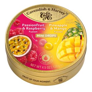 Cavendish & Harvey Passionfruit & Raspberry + Pineapple & Mango Mini Drops 130g