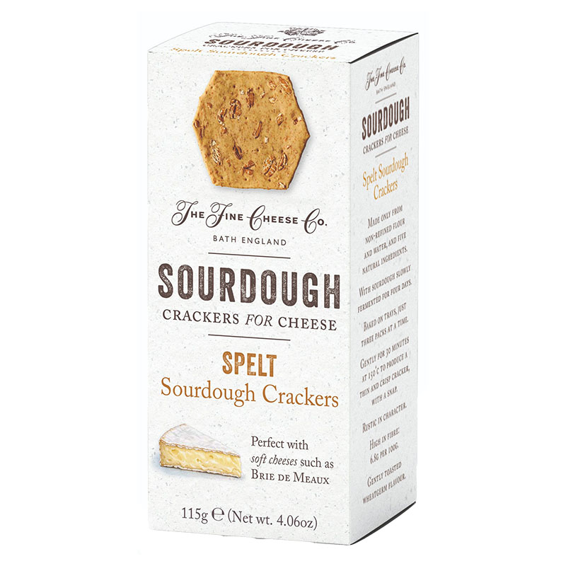 The Fine Cheese Co. Spelt Sourdough Crackers 115g