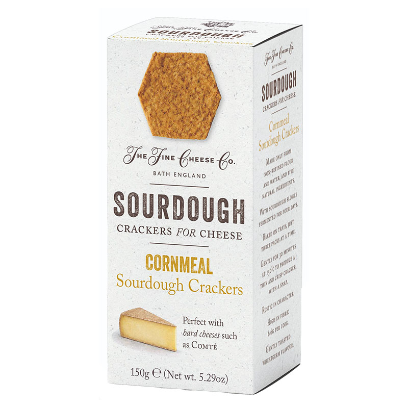 The Fine Cheese Co. Cornmeal Sourdough Crackers 115g