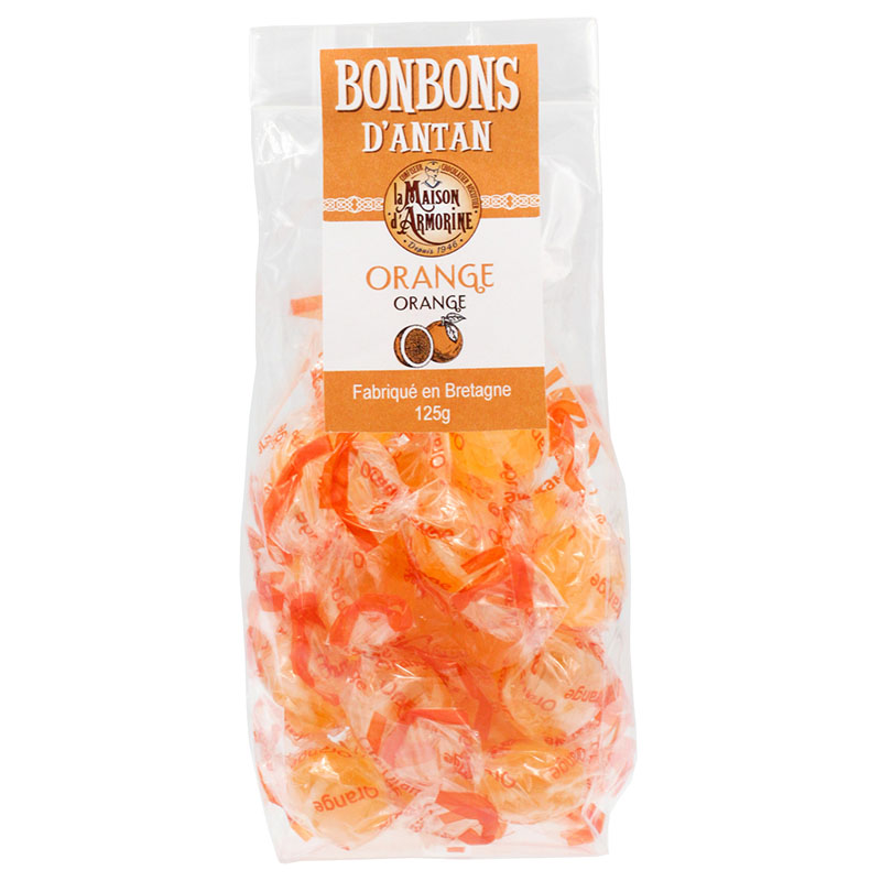 La Maison Armorine Organic Orange Candies 125g