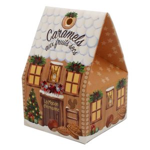 La Maison Armorine Salted Butter Caramels with Hazelnuts in Chatet Carton 40g