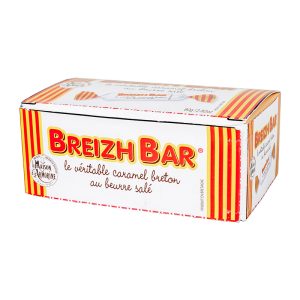 Caramelos Salgados em Barra em Caixa Pequena Breizh Bar 80g