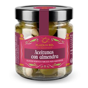 Azeitonas Verdes Recheadas com Amêndoa Plaza del Sol 230g
