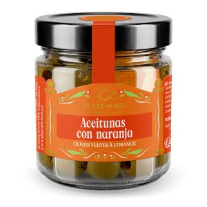 Azeitonas Verdes Descaroçadas com Laranja Plaza del Sol 230g
