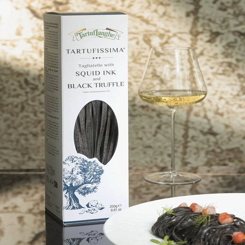 Tagliatelle com Tinta de Choco e Trufa Preta Tartuflanghe 250g - Image 2