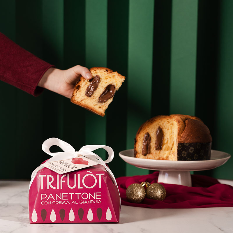 Tartuflanghe Panettone with Gianduia Cream 750g - Image 3