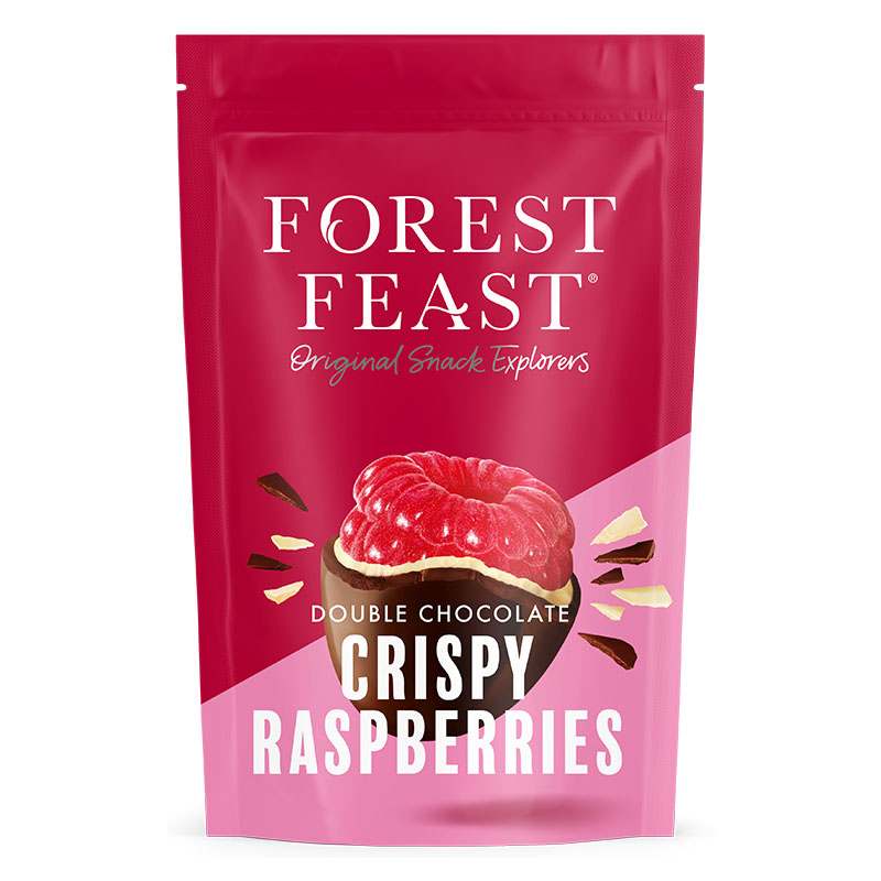Forest Feast Double Chocolate Raspberries 100g